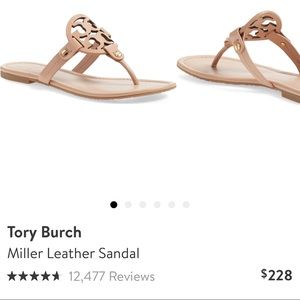 Tory Burch Miller Leather Sandal